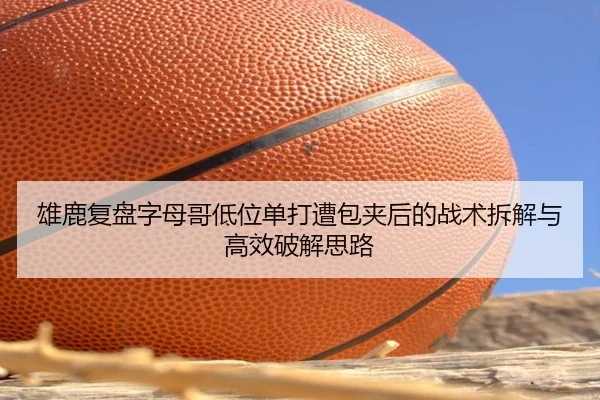 雄鹿复盘字母哥低位单打遭包夹后的战术拆解与高效破解思路 - kaiyun